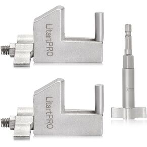 304 Steel Hose Pincher,2PCS Hose Pinch Clamp Pliers,Flexible Hoses Fuel Hoses Gas Lines Brake Line Clamp,Up to 1 Inch Hose,Butterfly Type Hexagonal Nut