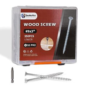 #8 x 2 Self-Drilling Wood Screws, 700pcs Deck Screws, Countersunk Construction Screws Assortment, S2 PH2 Phillips Drill Bit Included, Rust-Resistant for Treated Wood, Gray, 4.5lb