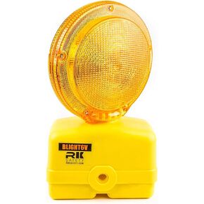 RK BLIGHT6V-1 Premium 03-10-3WAY6V Polycarbonate Barricade Light, 2-Sided Visibility, Photocell, UV Coated (2 Piece)