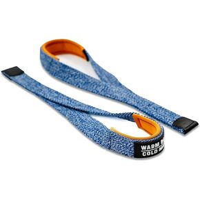 WARM BODY COLD MIND V2 Lifting Wrist Straps for Weightlifting - Hand Straps for Powerlifting, Weight Lifting, Bodybuilding Functional/Cross Training, Deadlift Gym Bar, Cotton