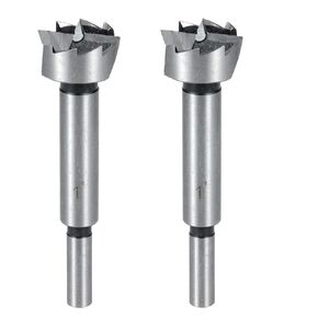 1"(25.4mm) Wood Drilling Bit Wood Hinge Drilling Bit Forstner Drill Bit 2 Packs