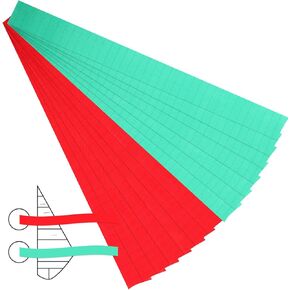 4 Sets Nylon Air Flow Tels Flow Rope with 7 Sheets Adhesive Discs Sailboat Wind Direction Indicators for Sail