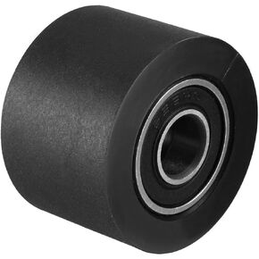 uxcell 2pcs 8x30x20mm Roller Idler Bearing Pulley Sliding Conveyor Wheel Black