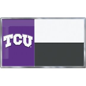 FANMATS NCAA Auto NCAA Texas State Flag Automobile Emblem