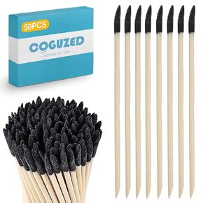 CoguZed 50 Pcs Sanding Sticks for Plastic Models, Fine Detailing Tools, 280 Grit, 5.4 x 0.15 Inch, Liquid Sandpaper Alternative, Perfect for Tight Spaces