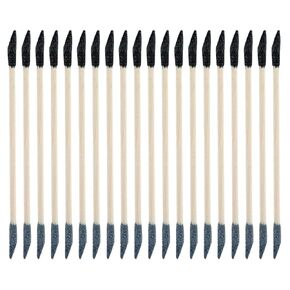 20 Pieces Sanding Sticks, Double End Matchsticks Flexible Sanding and Buffing Sticks Fine Detailing Sanding Sticks 5.5 x 0.2 Inch Detail Sanding Tools for Plastic Models Wood Hobby, 150/280 Grit