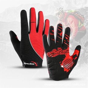 Cycling Gloves Bike Gloves Biking Gloves for Men Women with Touch Screen-Full Finger Mountain Bike Gloves Workout Gloves Road Bicycle Gloves with Anti-Slip Silicone Palm