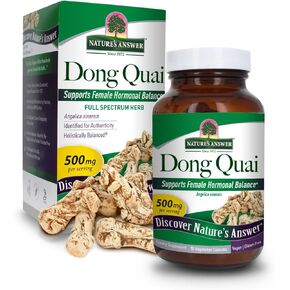 Nature's Answer Dong Quai Root 1000mg 90-Capsules | Dietary Supplement | Supports Female Hormone Balance | Non-GMO, Vegan, Kosher Certified & Gluten-Free | Single Count