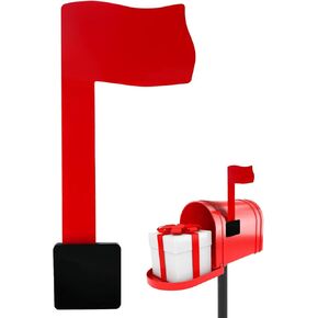 Easy-Install Mailbox Flag Replacement Kit - Upgrade Your Mailbox with a Red Flag - Fits all Mailboxes