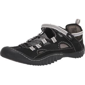 Jambu JBU Women's, Tahoe MJ Slip-On - Wide Width Black/White 7.5 W