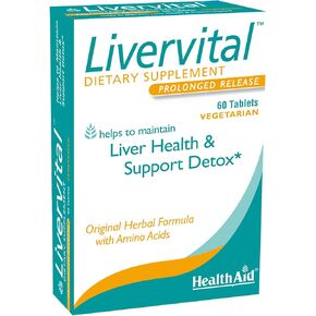 LiverVital, Liver Health and Support, 60ct, Reduces Build up of Toxins in The Liver, Helps Maintain Liver Health and Support Detox, Original Herbal Formula, Vegetarian