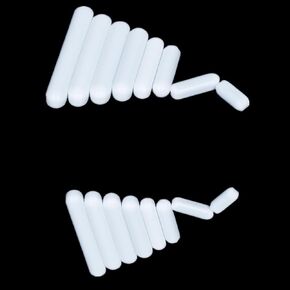12Pcs PTFE Magnetic Stirrer Mixer Stir Bar, Magnetic Stir Bar, Laboratory Bar, Stir Plate Bar,60mm/2.36inch