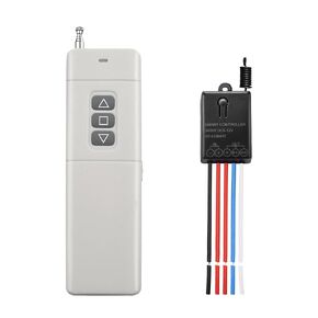 Forward and Reverse Remote Switch, DC 5V/12V/24V 20A Relay, Remote Switch, Linear Actuator, Distance 1000 Meter for Lifting Projector Garage Door Lighting Bookcase Farm Agriculture.