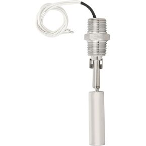 Ejoyous Liquid Level Sensor, 304 Stainless Steel Liquid Water Level Sensor Switch Side Mounted 1/2NPT Male Thread DC0 110V for Water Level Control