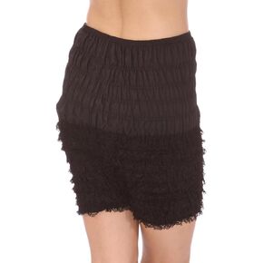 Malco Modes Women's Ruffle Panties Bloomers, Dance Bloomers for Sissy Victorian (Large, Black)