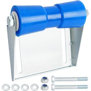 8inch Boat Trailer Rollers with Brackets, Keel Roller Assembly Kit for Boat Trailer, Roller Shaft and Brackets