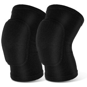 2 Pcs Volleyball Knee Pads, Soft Breathable Knee Guards for Women Men Shock Absorbing Knees Protective Soft Cushion Knee Support Knee Braces for Basketball Volleyball Football Dance(M Size)