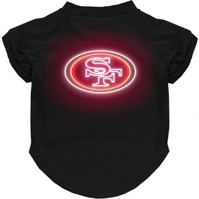 Littlearth NFL Neon Pet T-Shirt San Francisco 49ers