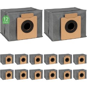 10 Pack Replacement Dust Bag Compatible With Eufy Clean X8 Pro X10 Pro Omni Robot Vacuum Self-Empty Station,4-Layer Replcement Bags, Dirt Disposal Bags Accessory Part