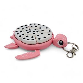 Turtle Fidget Clickers - Fruit Series Desktop and Keychains - Sensory Figures, Mechanical Keys - Autism, ADHD, Stress, Anxiety Relief (Strawberry)