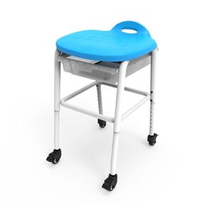 MBS-Stool-2 Adjustable-Height Stackable Classroom Stool with Wheels and Storage