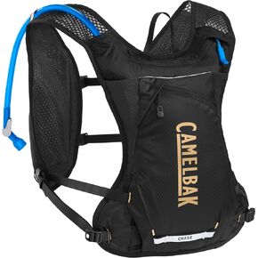 سترة الترطيب CamelBak Chase Race 4 - للحصى والجبال وركوب الدراجات وركوب الدراجات - خزان سعة 1.5 لتر، أزرق مغربي