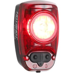 Cygolite Hotshot 120 Lumen Bicycle Taillight – 7 Night & Daytime Modes– User Adjustable Flash Speeds- Compact Design– IP64 Water Resistant– USB-C Rechargeable–Great for Busy Roads