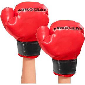 ArmoGear Boxing Helmet Kids | Adjustable Cushioned Boxing Helmet | Boxing Headgear for Kids & Teens | Kids Boxing Set & Kids Sparring Gear | Made for use with Boxing Battle | 2 Pack Ages 8+