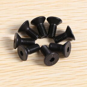 8Pcs Black Bike Shoe Cleat Mounting Screw Replacement Cleats for SPD - Pedal Steel Pedals Bike Pedals Pedals and Cleats