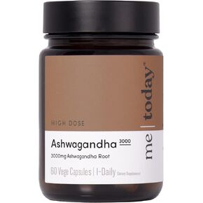– Ashwagandha 3000, High Strength, Stress Relief, Support Mental Function, Adaptogen, Vegetarian, 60 Capsules
