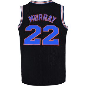 Mens Basketball Jerseys Movie 90s #22 Bill Murray Space Shirts Hiphop Party Clothing