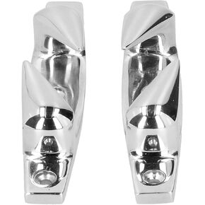 Pissente Boat Cleat, Pack of 2 Silver 4.69in Anchoring Mooring Cleats Left Right 316 Stainless Steel Fairlead Dock Cleats Replacement for Marine Boat Yacht Mooring Anchoring