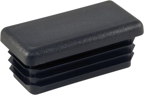 Caplugs 99191806 Plastic Plug for Rectangular Tubing. RER-1 1/2X2 1/2-12-1, PE-LD, Hole Width 1.500" Hole Length 2.500" Wall Thickness 12-16 Ga. (.109-.065)", Black (Pack of 60) in Saudi Arabia