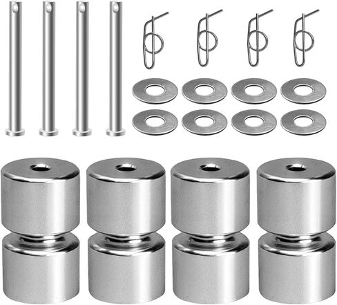 4-Pack GL1 GMNR925 Trailer Tailgate Lift Assist Rollers Kit for Gorilla Trailer Tailgate, Rollers Pins Washers Rings Replacement Parts, Easy Lift Gate etc Lift Assist in Kuwait