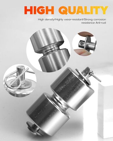 4-Pack GL1 GMNR925 Trailer Tailgate Lift Assist Rollers Kit for Gorilla Trailer Tailgate, Rollers Pins Washers Rings Replacement Parts, Easy Lift Gate etc Lift Assist in Kuwait