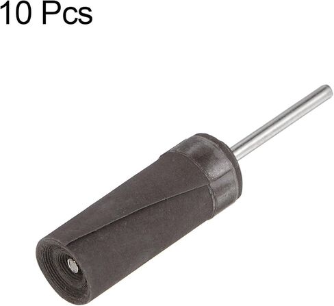 HARFINGTON 10pcs Abrasive Sandpaper Rolls 1000 Grit 2.35mm Shank Sanding Drums Sleeves Cylinder Grinding Head for Woodworking Glass Metal Polishing in Kuwait