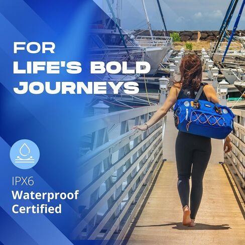 KRONOX Waterproof Duffel Bag Large - Heavy-Duty Drybag Waterproof Bags for Boating. Ideal as a Boat Bag, Camping Duffle Bag and Waterproof Luggage in Saudi Arabia
