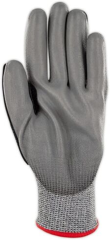 MAGID T-REX TRX442 Flex Series Lean Lightweight Impact Gloves, 1 Pair, Polyurethane Palm Coated, Size 7/S, Salt & Pepper in Saudi Arabia