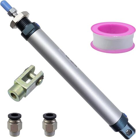 Antrader Pneumatic Air Cylinder MAL25 X 150,25mm Bore 150mm Stroke Air Cylinder Double Action with Y Connector and Quick Fitting Set in Saudi Arabia
