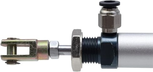Antrader Pneumatic Air Cylinder MAL25 X 150,25mm Bore 150mm Stroke Air Cylinder Double Action with Y Connector and Quick Fitting Set in Saudi Arabia