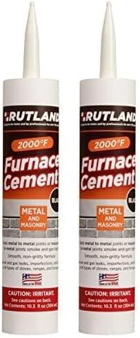 Rutland Products Black, 10.3 fl oz Cartridge Furnace Cement, 10 in Kuwait