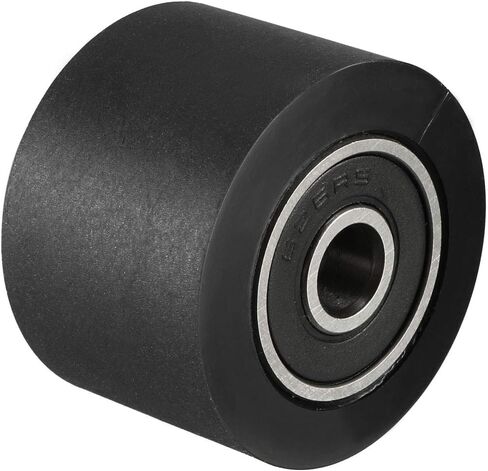 uxcell 2pcs 8x30x20mm Roller Idler Bearing Pulley Sliding Conveyor Wheel Black in Saudi Arabia