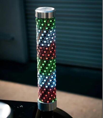 5150 Whips 1 Foot Nitestik Fat Whip 187 Style Bluetooth Controlled LED Color Changing Whips - Move to Music/Sound (Pair) in Kuwait