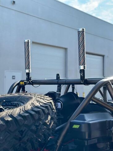 5150 Whips 1 Foot Nitestik Fat Whip 187 Style Bluetooth Controlled LED Color Changing Whips - Move to Music/Sound (Pair) in Kuwait