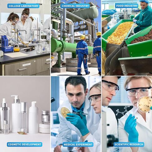 LICHEN Magnetic Stirrer - Powerful Brushless Motor, 300～1500 RPM Speed, 2L Capacity for Lab Mixing Solutions with Stir Bar in Saudi Arabia