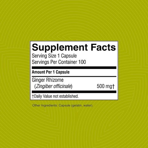 Nature's Sunshine Ginger، 100 كبسولة in Kuwait