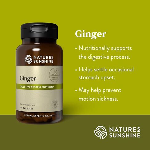 Nature's Sunshine Ginger، 100 كبسولة in Kuwait