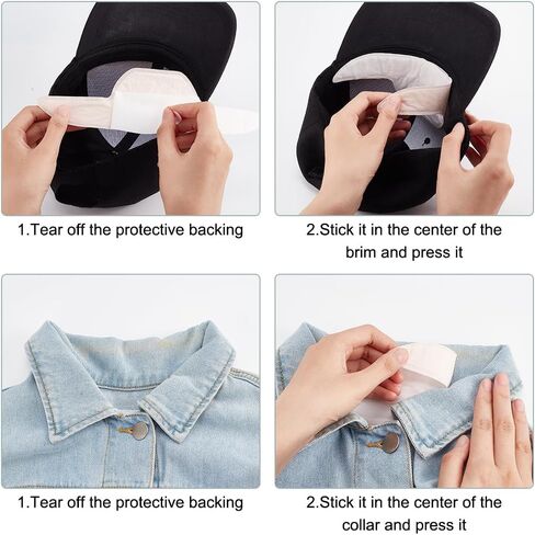 WEBEEDY 160 PCS Hat Sweat Liner Hard Hat Sweatband Golf Absorbent Sweat Helmet Hard Hat Liner Hard Hat Accessories, 9.84/11.42" in Length in Saudi Arabia