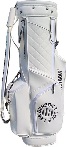 Golf Club Bag Cart Bag Stand Staff Bag 8.5inch 5 Way PU Bag for Men and Wemen in Saudi Arabia
