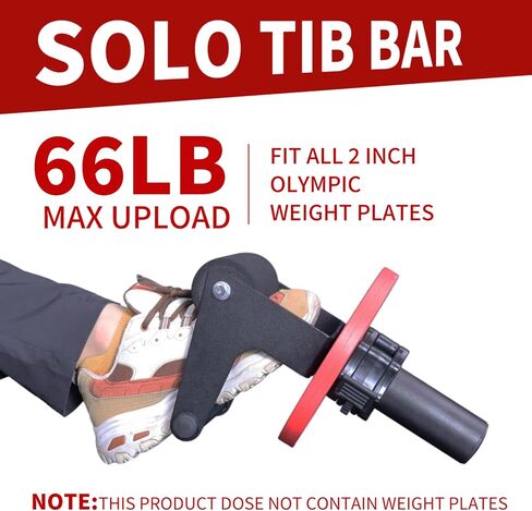 MARLANG Solo Tib Bar Tibialis Trainer Tibialis Bar Knees Over Toes Equipment Tibialis Raise Tibia Dorsi Calf Workout Machine Calves Workout Equipment Fit 2 Inch Weight Plates in Saudi Arabia